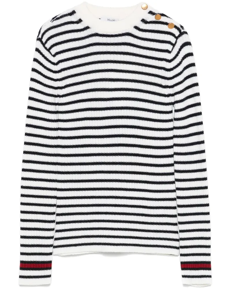 Max Mara Lari Pullover - Weiß Weiß