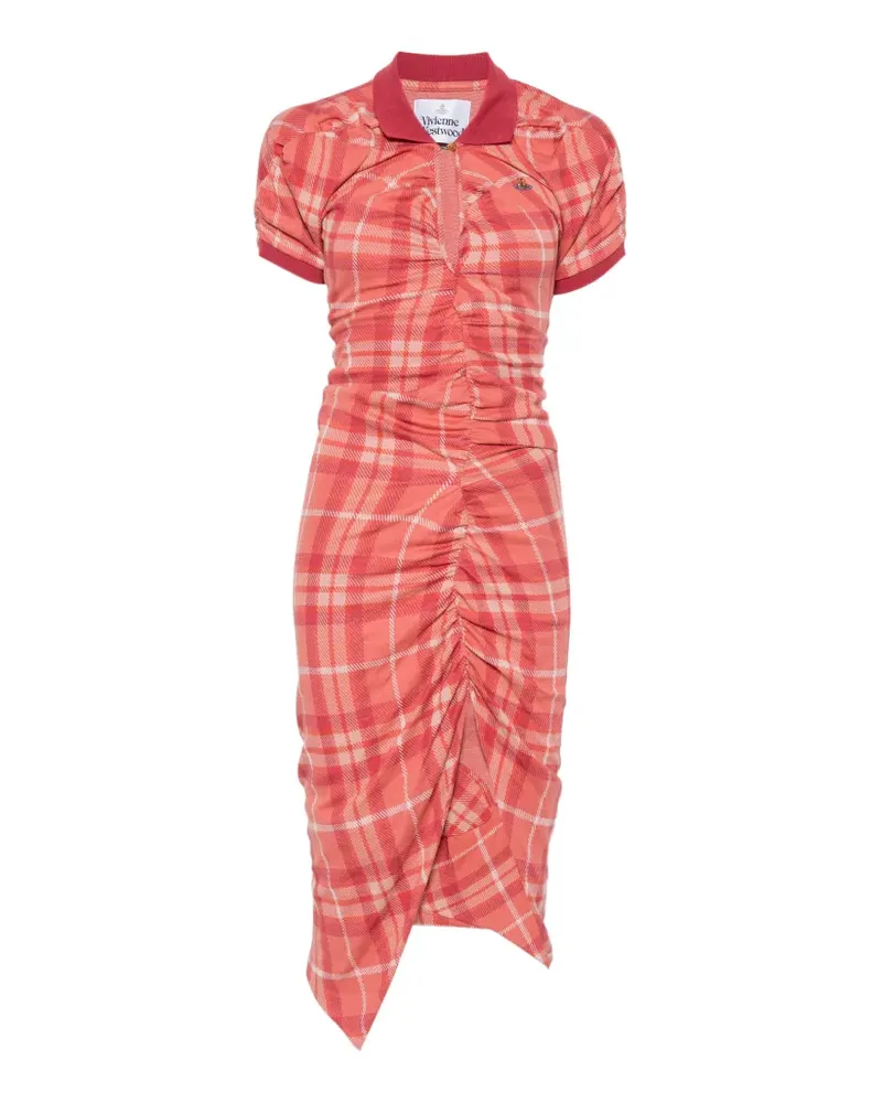 Vivienne Westwood Asymmetrisches Pullong Kleid - Rot Rot