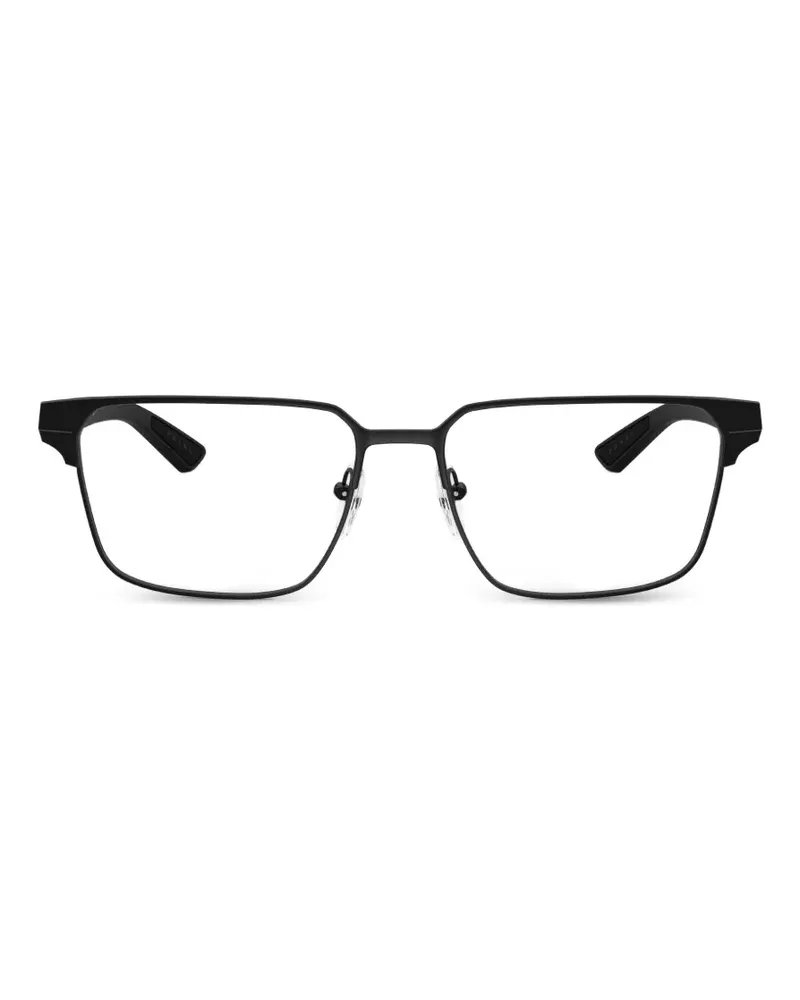 Prada rectangle-frame glasses - Schwarz Schwarz