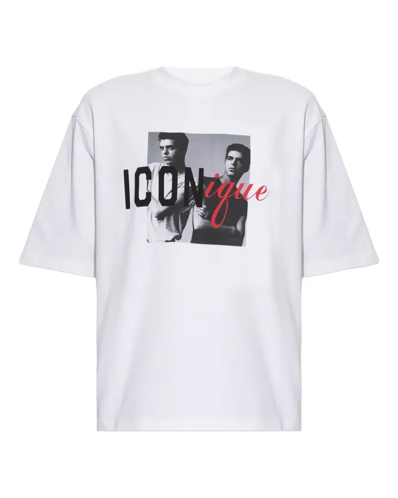 Dsquared2 graphic-print T-shirt - Weiß Weiß