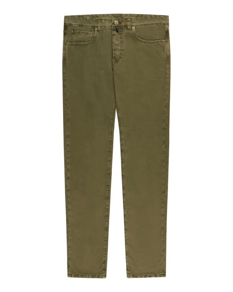 Slowear Hose im Five-Pocket-Design - Grün Grün