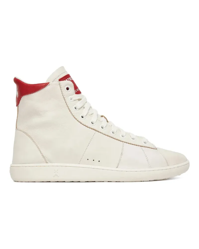Patrizia Pepe High-Top-Sneakers aus Leder - Weiß Weiß