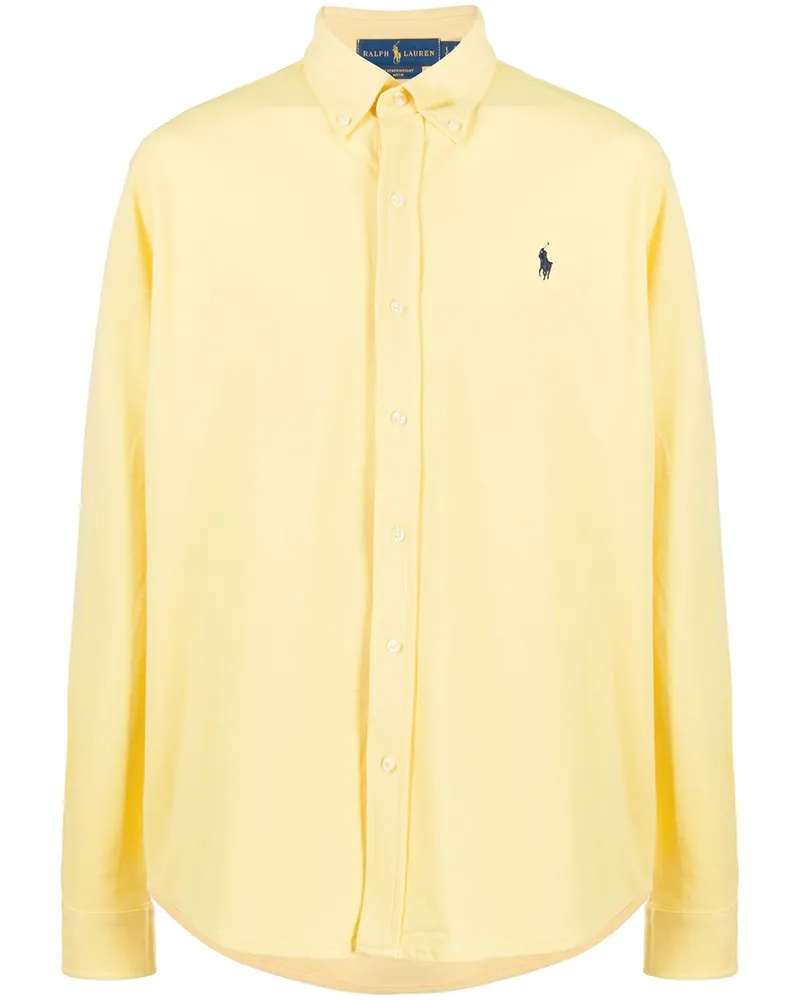 Ralph Lauren Button-down-Hemd mit Logo - Gelb Gelb
