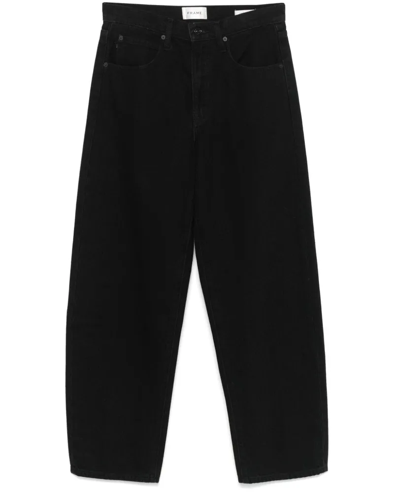 Frame Denim Low Slung Barrel Jeans - Schwarz Schwarz