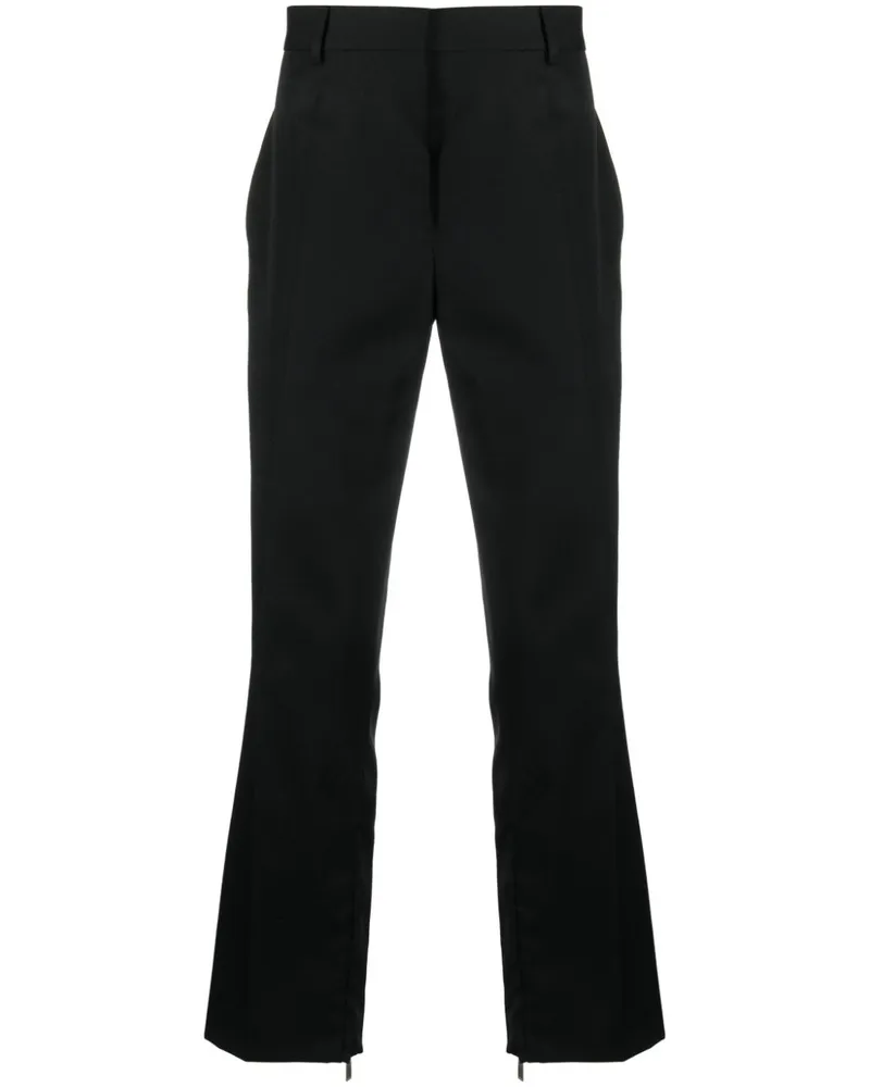 OFF-WHITE Klassische Straight-Leg-Hose - Schwarz Schwarz