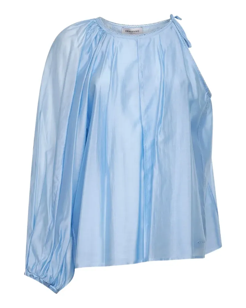 Ermanno Scervino Asymmetrische Bluse - Blau Blau