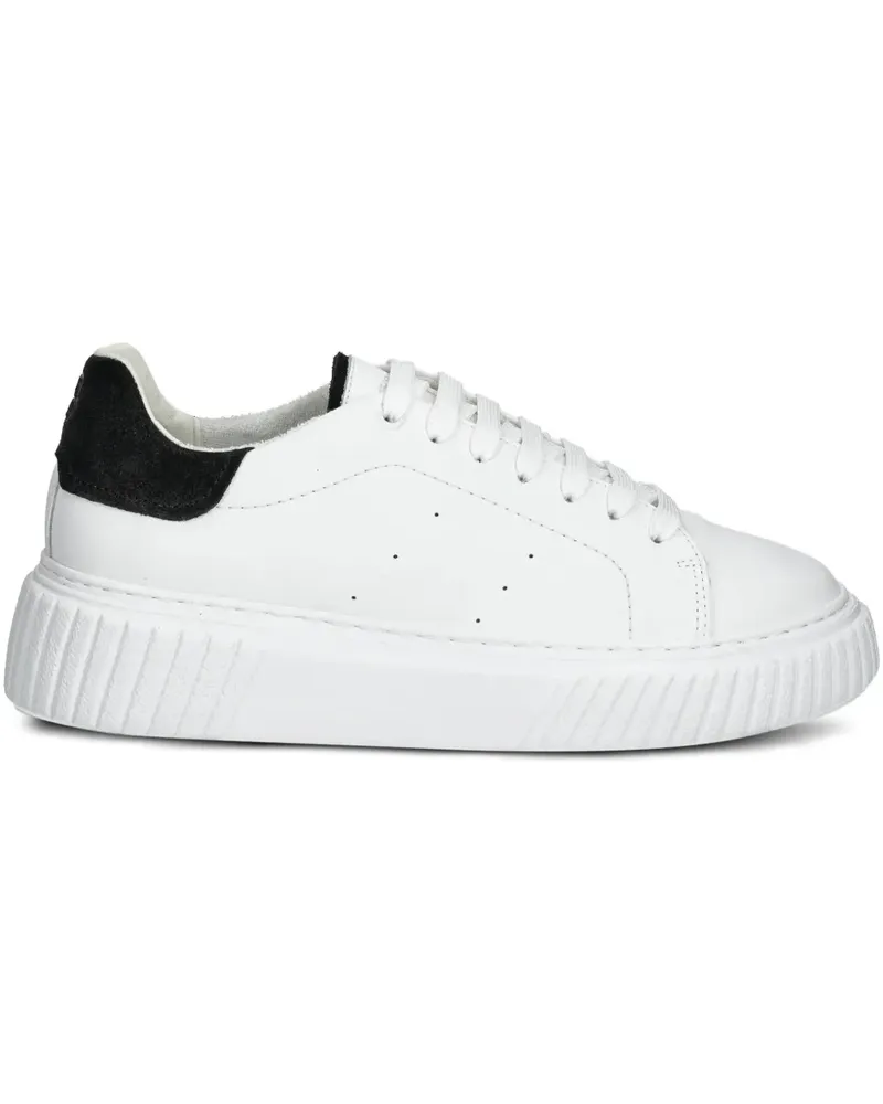 Marc O'Polo Plateau-Sneakers aus Leder - Weiß Weiß