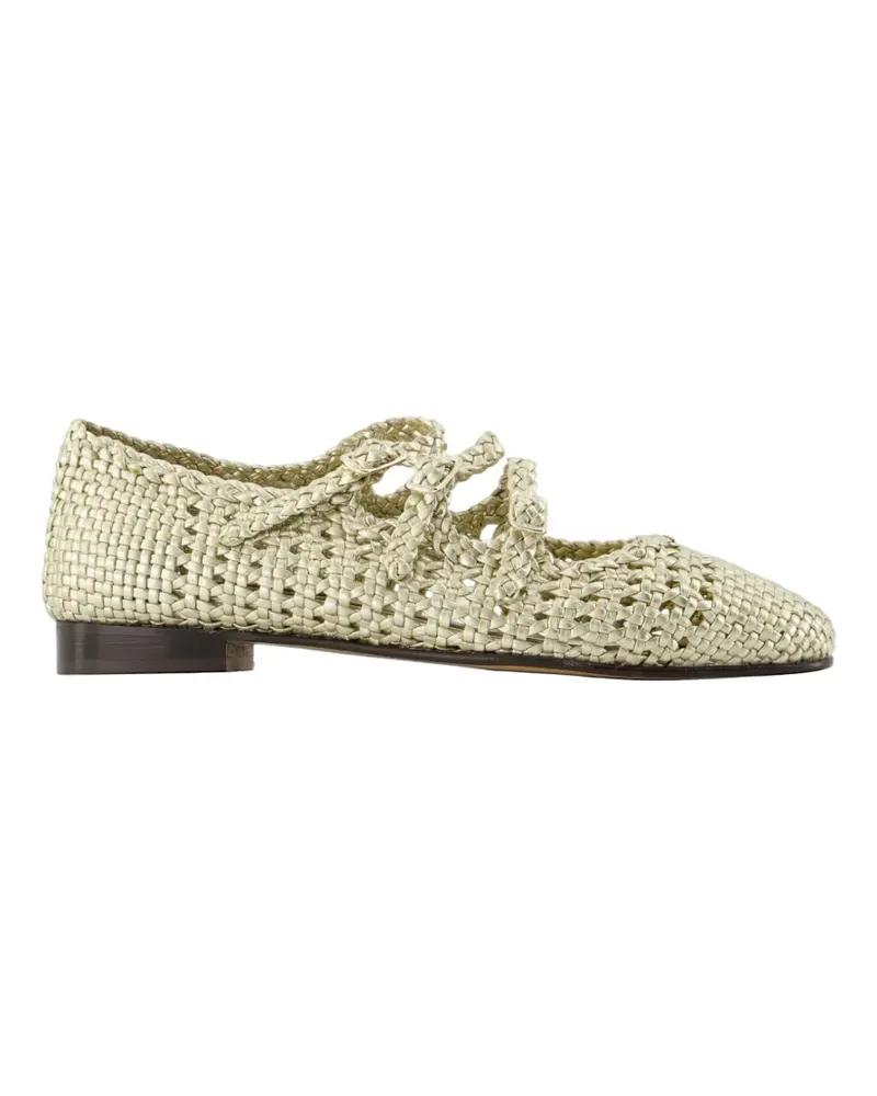 Carel Ariana raffia ballet flats - Nude Nude