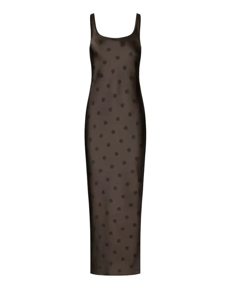 Samsøe & Samsøe Sunna polka-dot maxi dress - Braun Braun