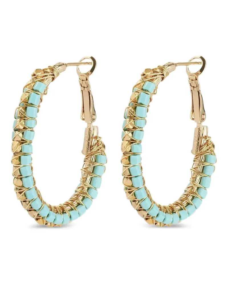 Gas Bijoux Lyre Lucky Creolen - Gold Gold