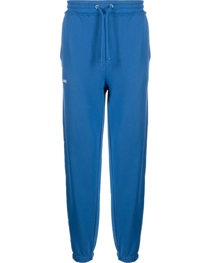 Helmut Lang Jogginghose mit Kordelzug - Blau Blau