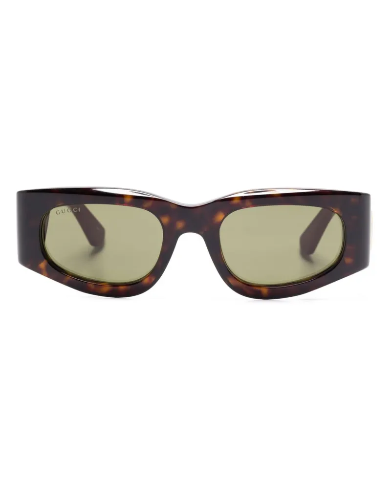 Gucci Sonnenbrille in Colour-Block-Optik - Mehrfarbig Mehrfarbig