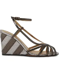 La DoubleJ The Weekend Wedge-Sandalen Grau