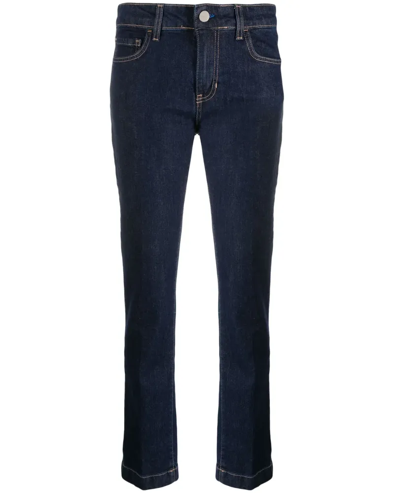 ..,merci Halbhohe Slim-Fit-Jeans - Blau Blau