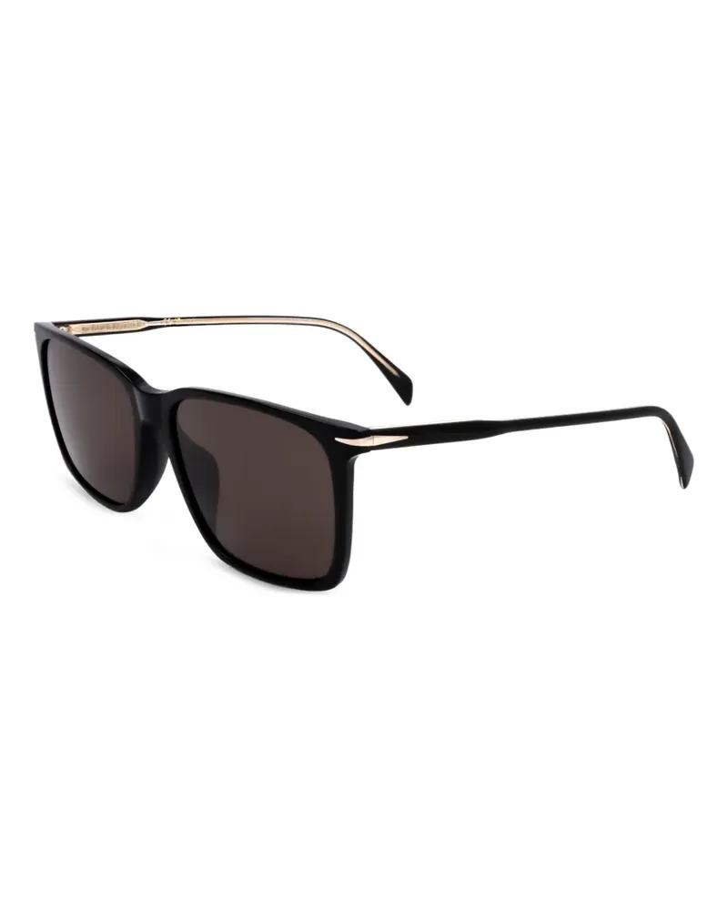 EYEWEAR by DAVID BECKHAM Sonnenbrille mit eckigem Gestell - Schwarz Schwarz
