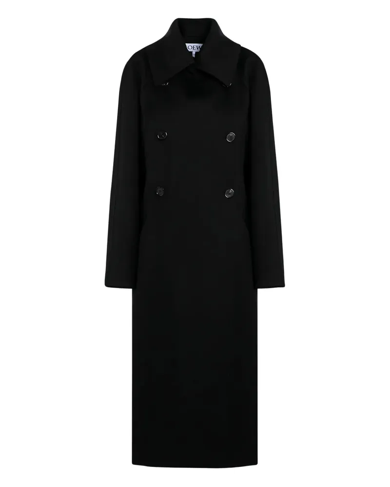 Loewe Doppelreihiger Mantel - Weiß Weiß