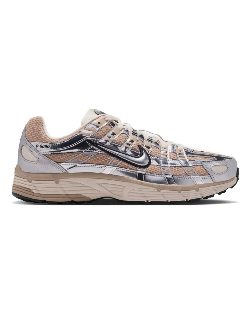 Nike P-6000 Sneakers im Metallic-Look - Nude Nude