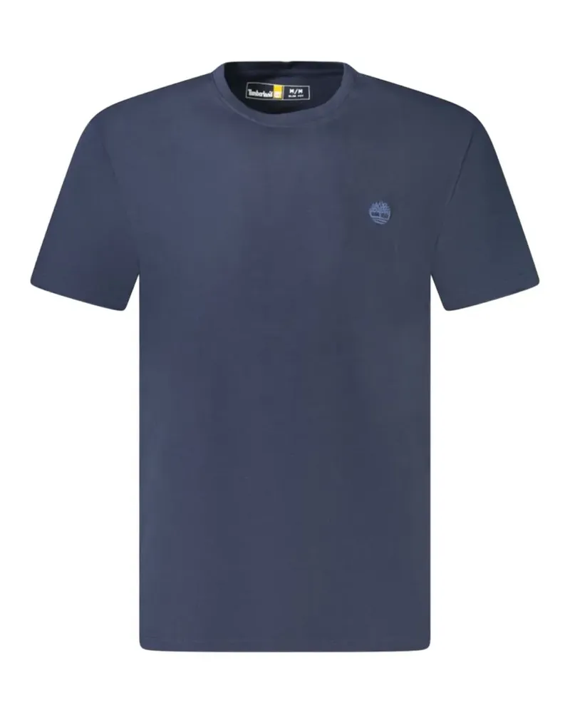 Timberland T-Shirt mit Logo-Stickerei - Blau Blau