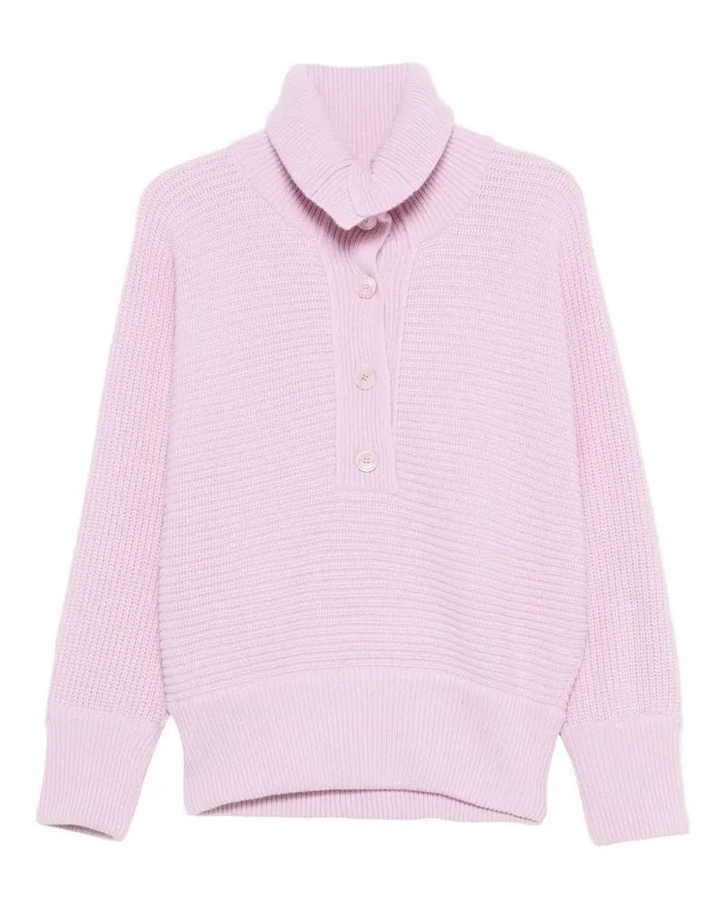 Magda Butrym Stehkragen-Pullover mit Knopfleiste - Rosa Rosa