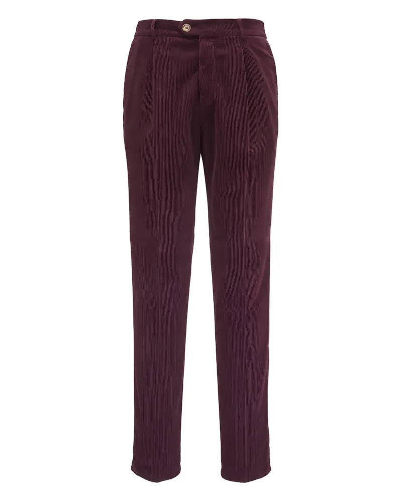 Brunello Cucinelli Hose aus Cord - Violett Violett
