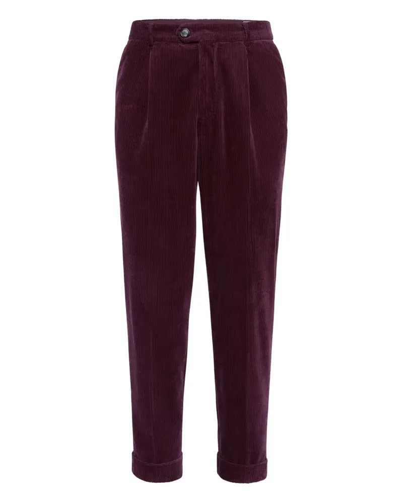 Brunello Cucinelli Hose aus Cord - Violett Violett