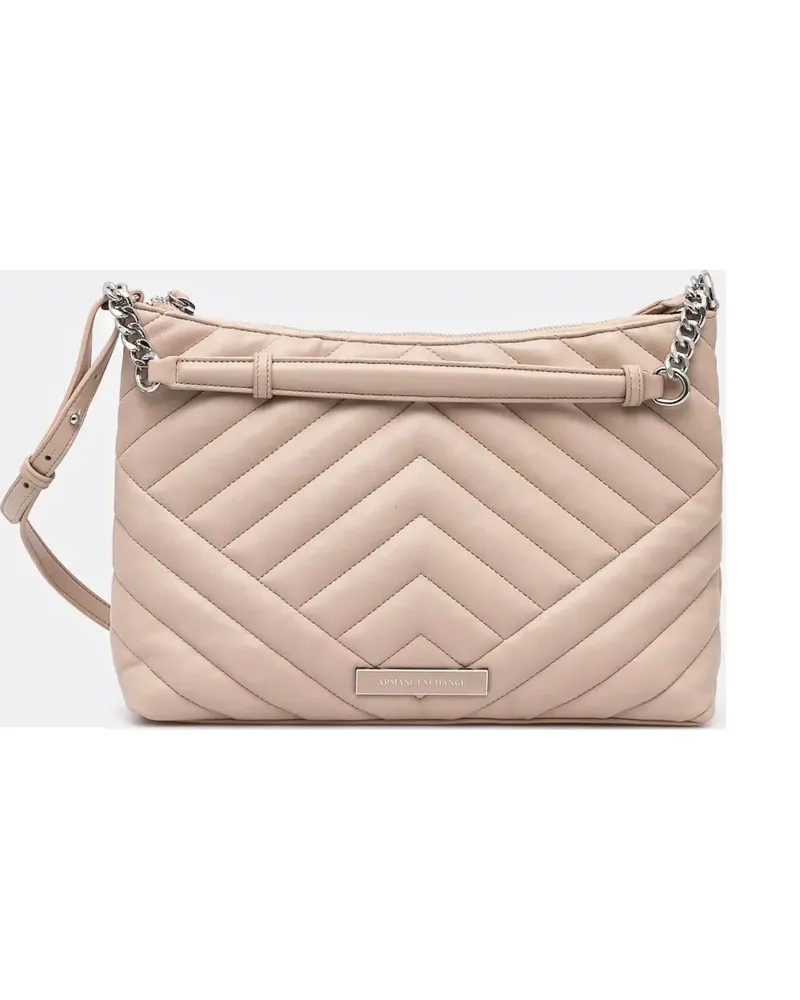 Armani Exchange Gesteppte Umhängetasche - Rosa Rosa