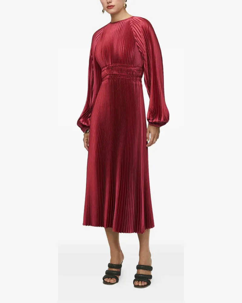 Joseph Ortiz pleated woven midi dress - Rot Rot