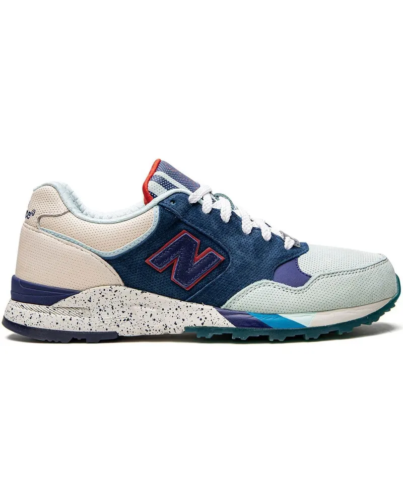 New Balance 850 Sneakers mit Wildledereinsätzen Blau