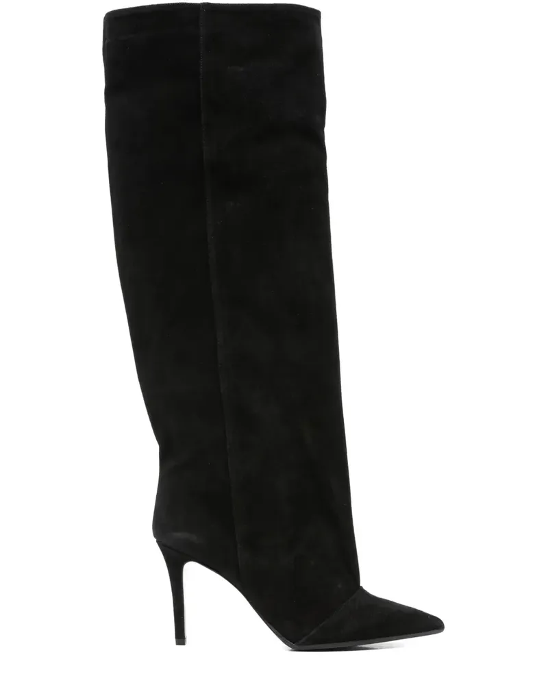 Fabio Rusconi Stiefel mit spitzer Kappe - Schwarz Schwarz