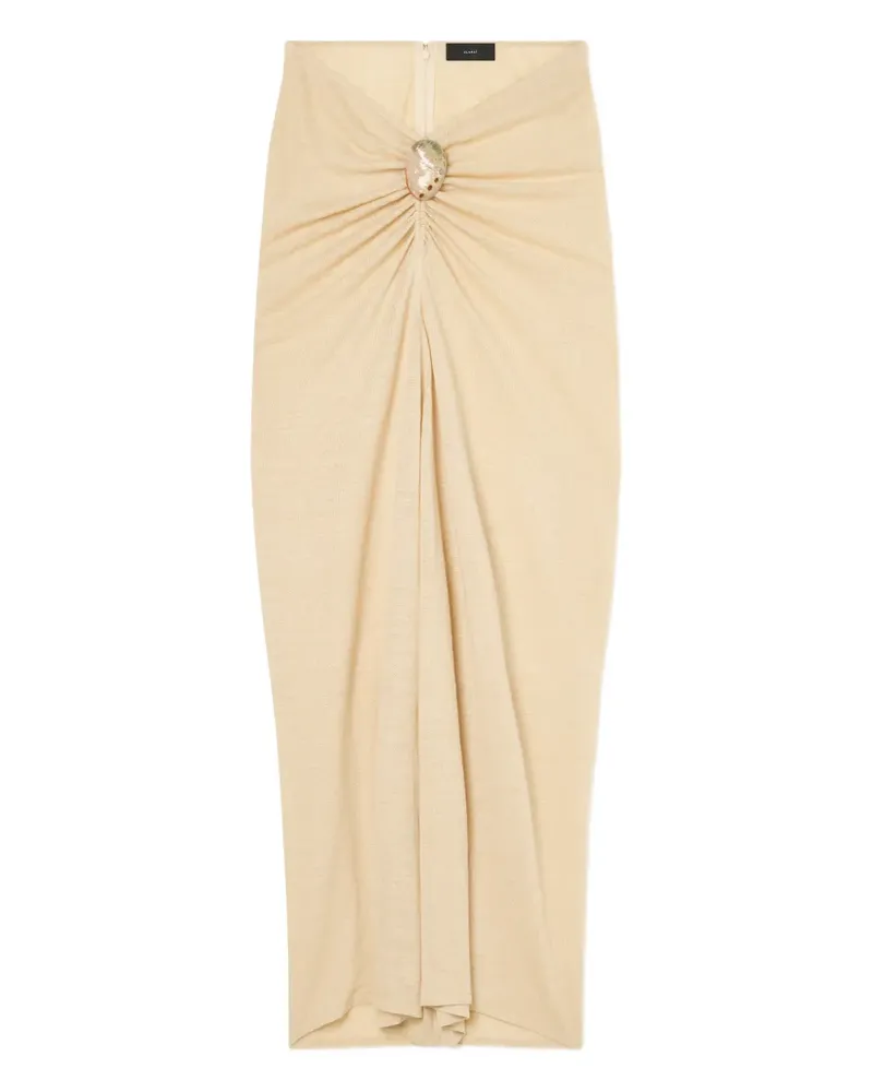 Alanui Drapierter Mermaid Midirock - Nude Nude