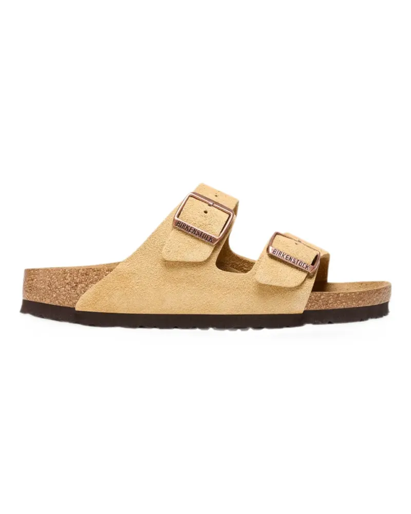 Birkenstock Sandalen aus Wildleder - Nude Nude