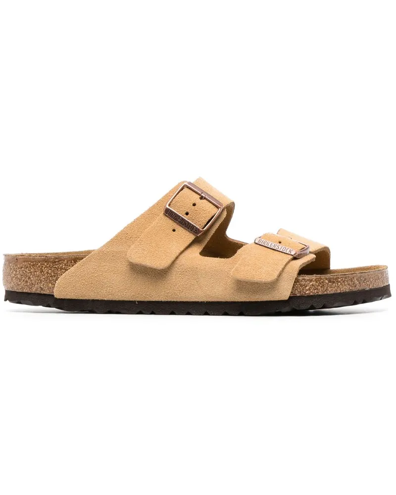 Birkenstock Sandalen aus Wildleder - Nude Nude