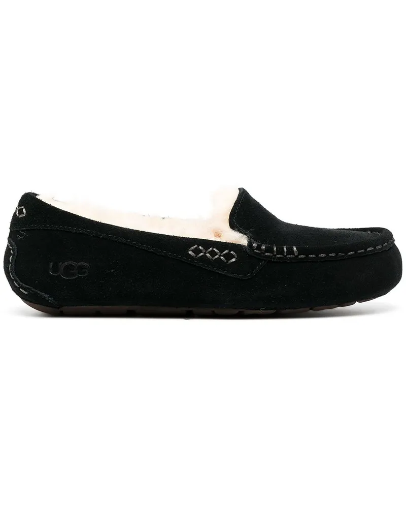 UGG Loafer mit Shearling-Futter - Schwarz Schwarz