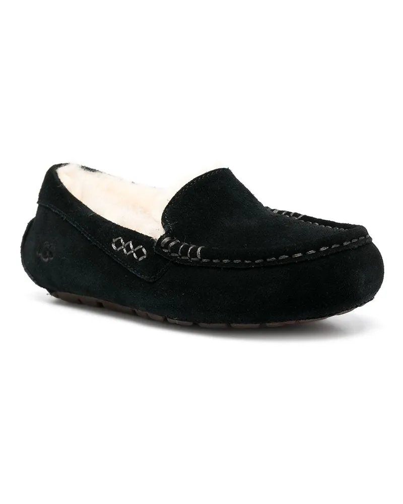 Black ugg slippers sale online