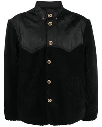 Versace Barocco Silhouette Jacke Schwarz