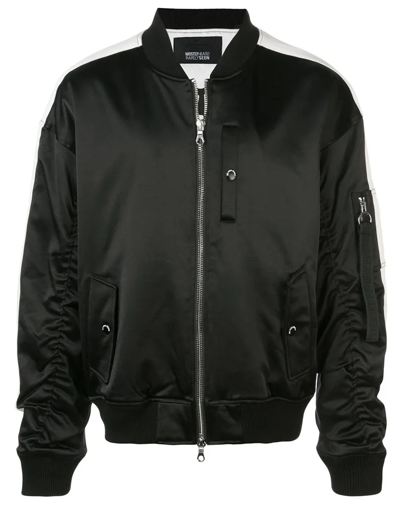 Mostly Heard Rarely Seen MA-1' Trainingsjacke Schwarz