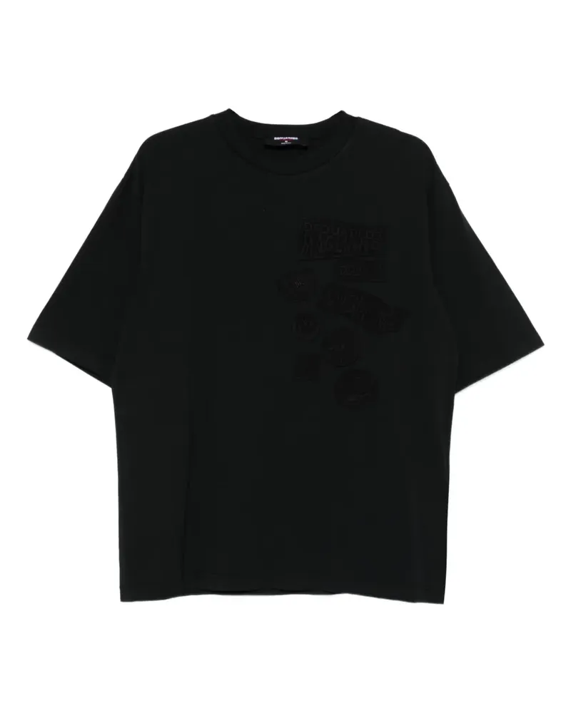 Dsquared2 T-Shirt aus Baumwolle - Schwarz Schwarz