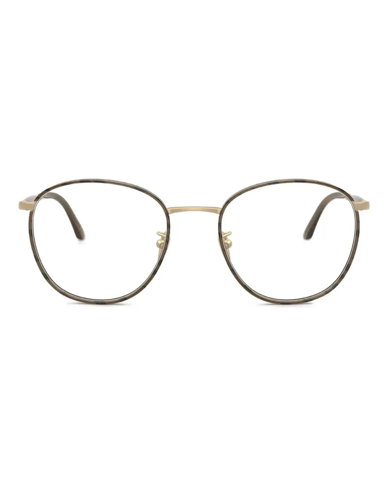 Giorgio Armani round-frame glasses - Braun Braun