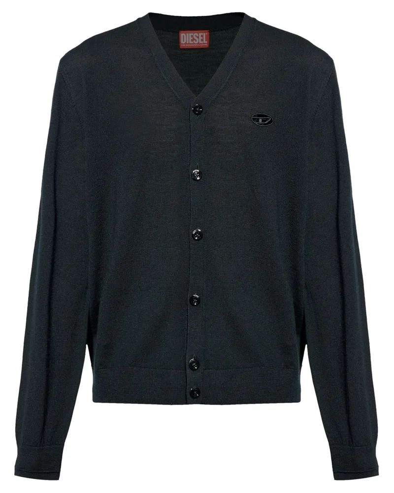 Diesel K-Volto Cardigan - Schwarz Schwarz