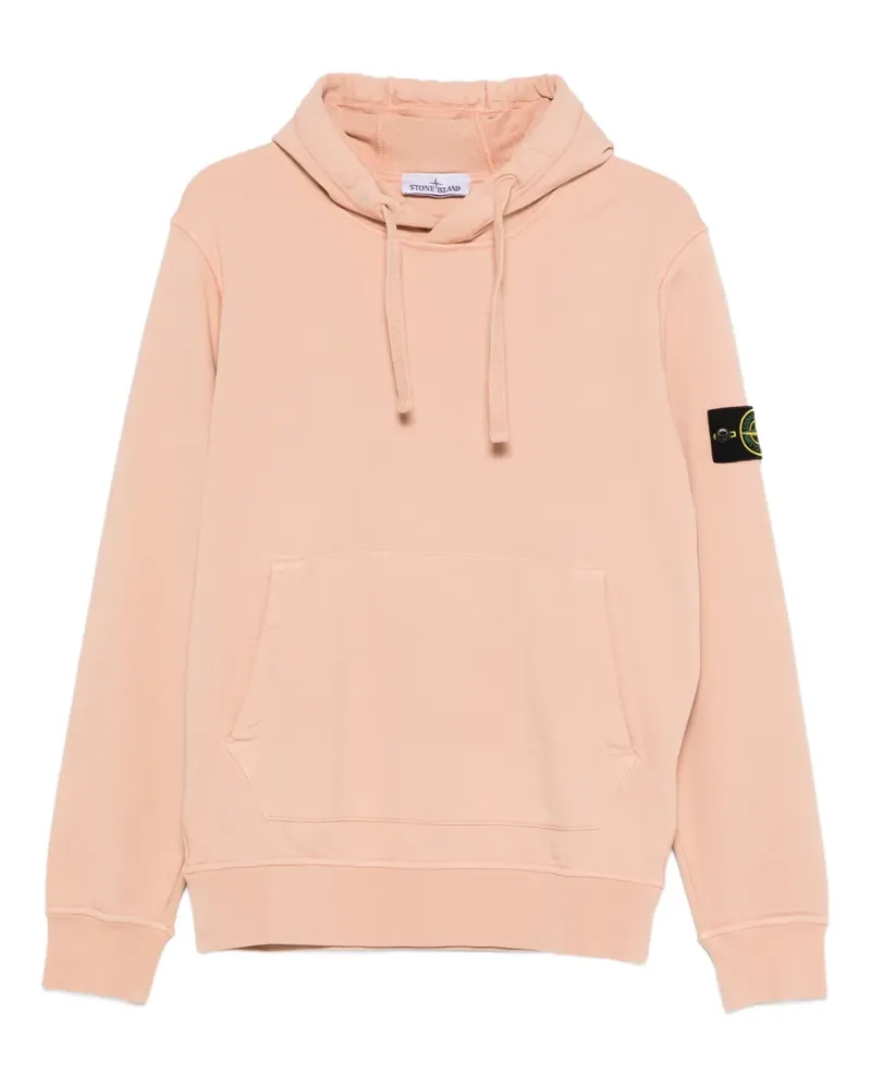 Stone Island kangaroo-pocket hoodie - Rosa Rosa