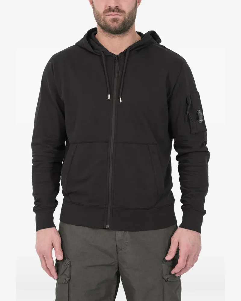 C.P. Company hooded zip-up jacket - Schwarz Schwarz