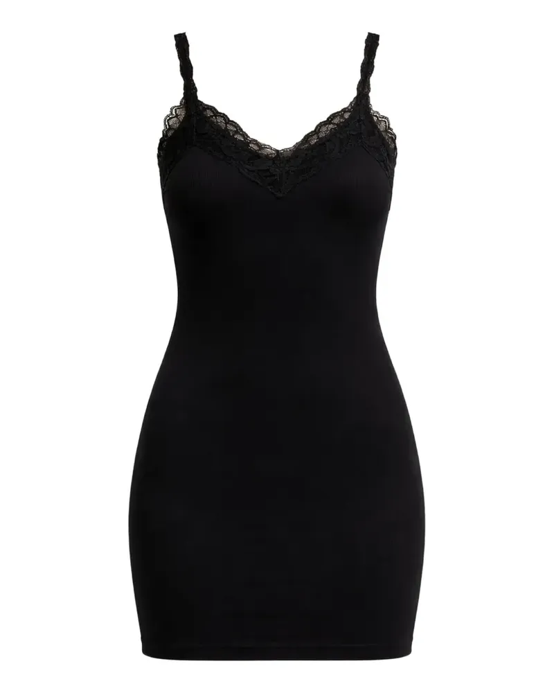 VETEMENTS Kleid mit V-Ausschnitt - Schwarz Schwarz