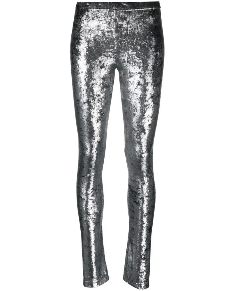 Junya Watanabe Leggings im Metallic-Look - Silber Silber