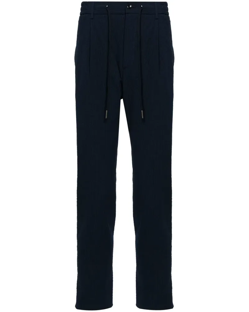 Tagliatore Hose mit Kordelzug - Blau Blau
