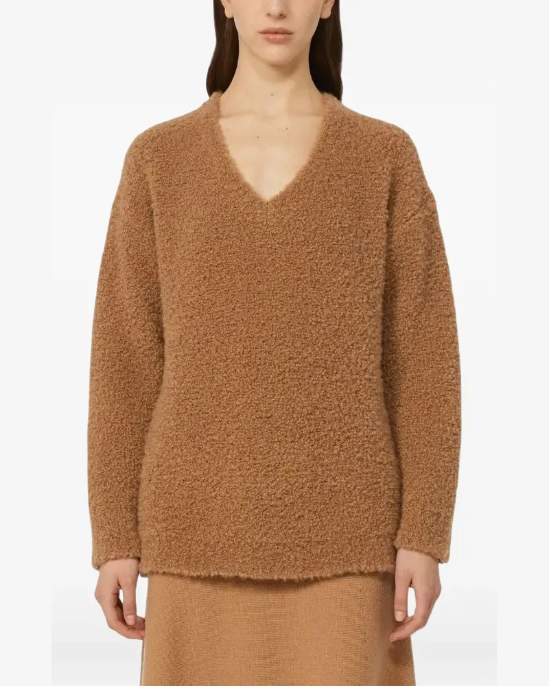 Max Mara Pantera Pullover - Braun Braun