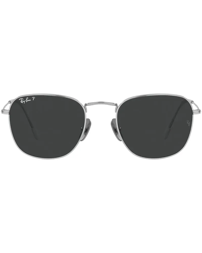 Ray Ban Eckige Frank Sonnenbrille - Silber Silber