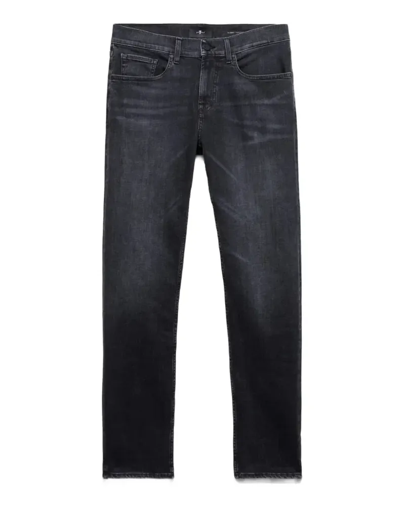 7 for all mankind Slimmy faded-effect slim-fit jeans - Grau Grau