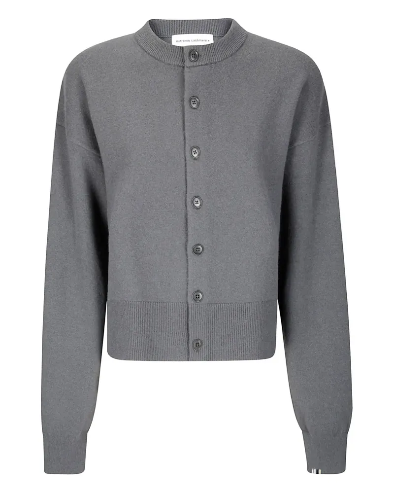 extreme cashmere Chou Cardigan mit Knopfverschluss - Grau Grau