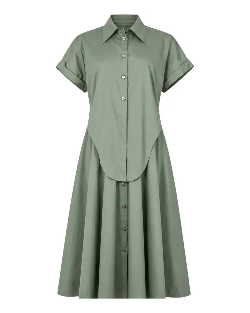 Liu Jo button-down midi dress - Grün Grün