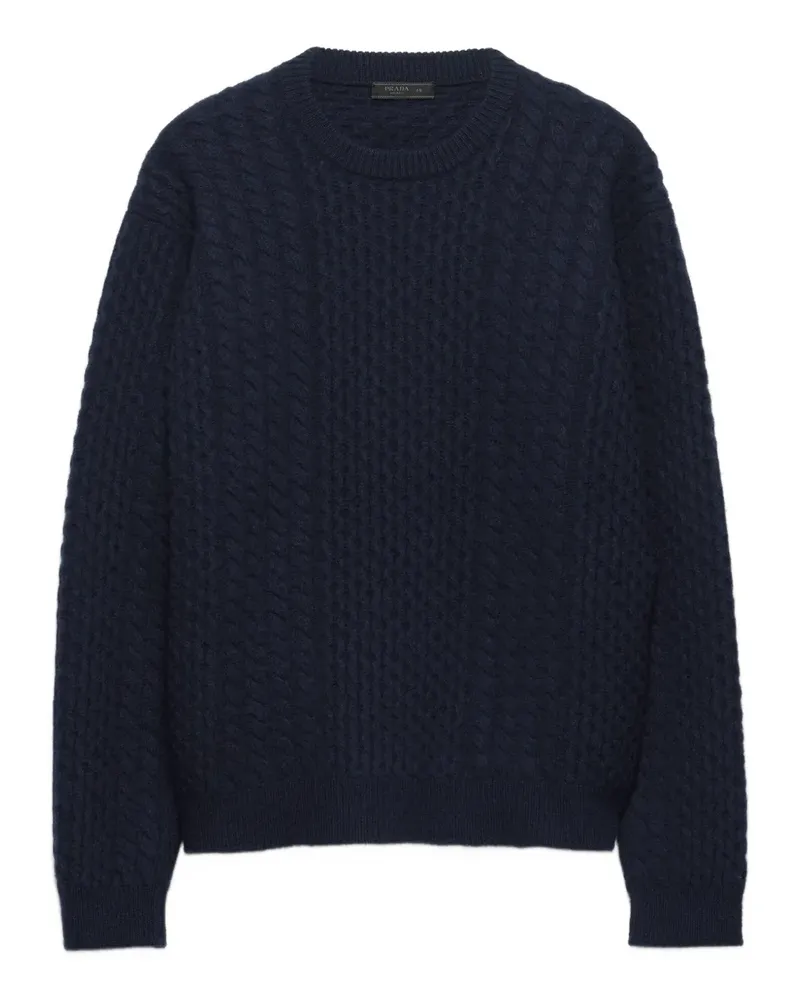 Prada Pullover mit rundem Ausschnitt - Blau Blau